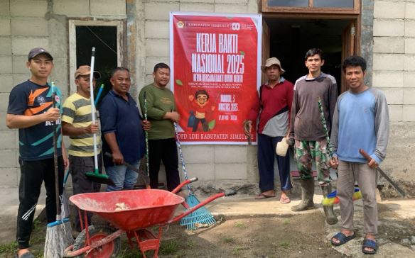LDII Simeulue Ambil Bagian dalam Kerja Bakti Nasional 2025 Serentak